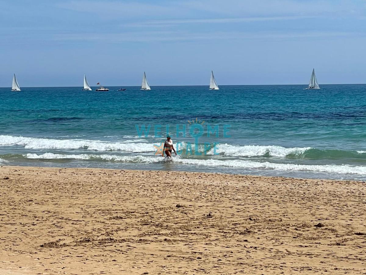 Lima Con Piscina Y Vista Al Mar Calpe Exterior foto